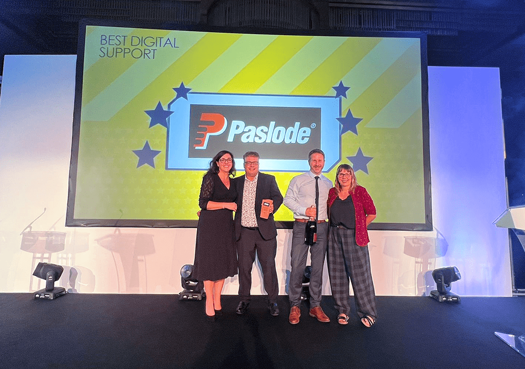 PASLODE SCOOP PRESTIGIOUS PRIZE AT JEWSON SUPPLIER CONFERENCE