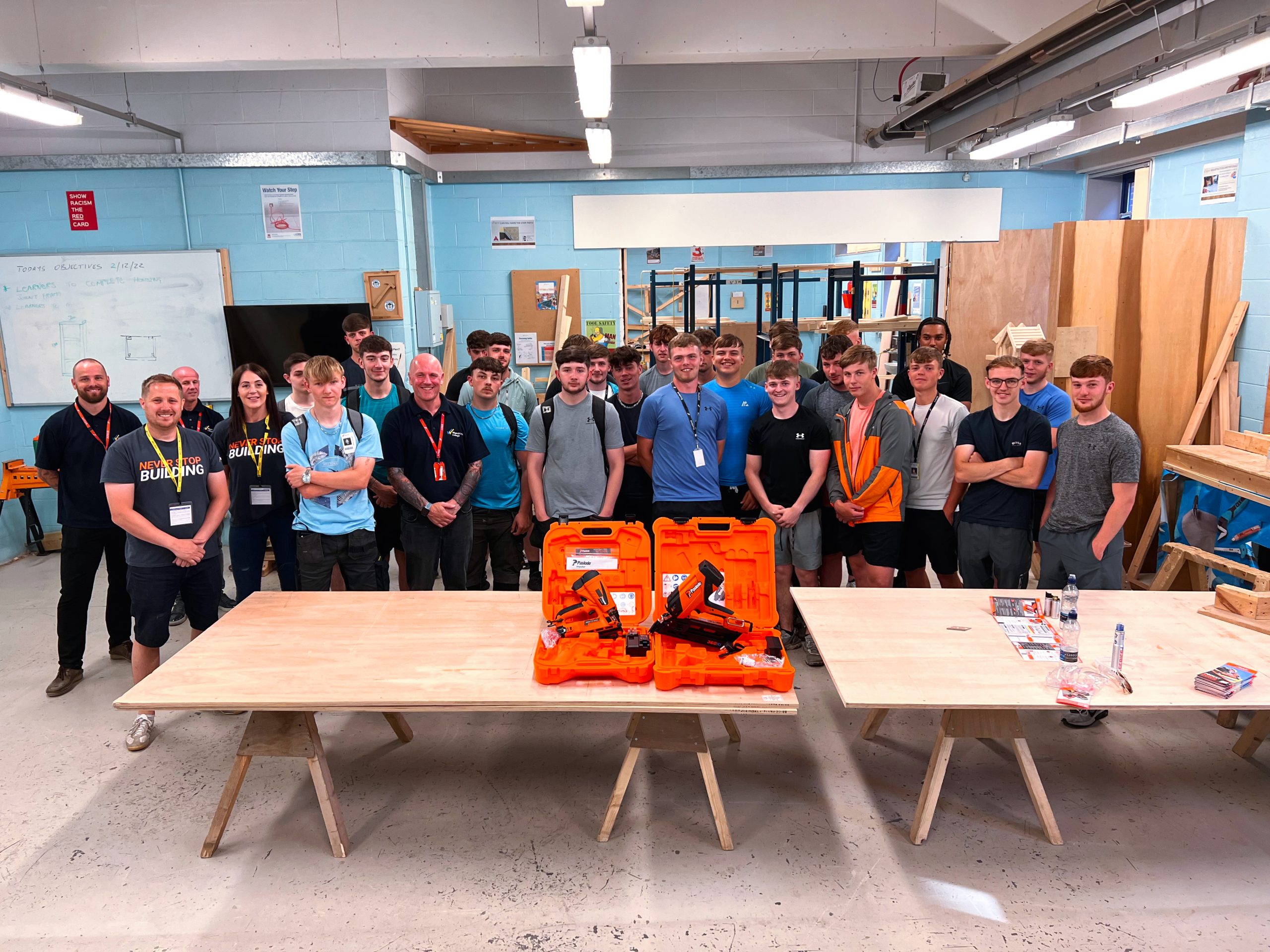 FUTURE-PROOFING OUR TRADES WITH PASLODE’S COLLEGE PROGRAMME